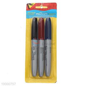 3pcs plastic multicolor mark pen