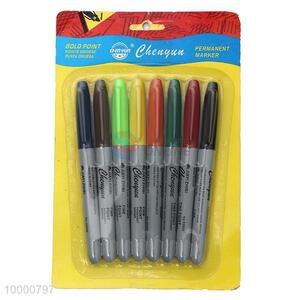 Wholesale 8 pcs multicolor mark pen