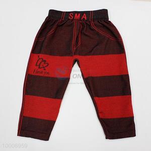 Wholesale Red  Streak Pattern Children Pants