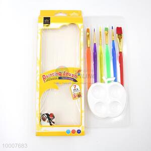 Wholesale High Quality 6PCS Paintbrush With Rainbow Brush-holder