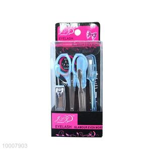 Wholesale High Quality 7PCS Blue Eye-brow Tweezer Set/ Manicure Sets