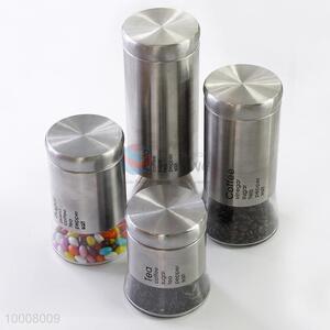 4PC Wholesale High Quality 4PCS Stainless Steel Seal Pot/Bottle