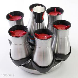 Wholesale 5PCS Red Household Stainless Steel Cruet/Kitchenware