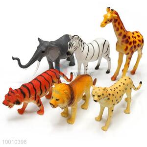 1pc PVC simulation wild animal model with 6 styles to choose