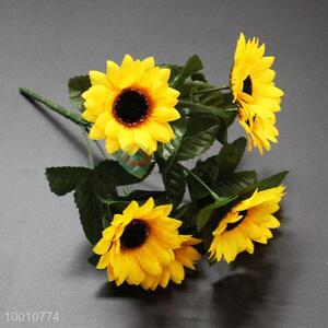 Low Price 7-head Artificial Sunflower