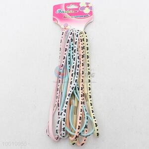 Wholesale Bowknot Printed Rope Scrunchie Ponytail Holder Hair Bands