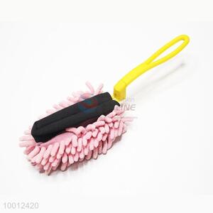 Wholesale Small Size Pink Chenille Fiber Car Cleaning Brush