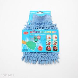 Wholesale Blue Chenille Spong Cleaning Gloves