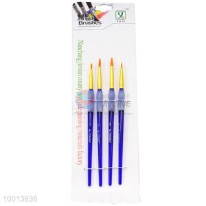 Wholesale 3 Pieces Purple Handle Painting Brushes for Drawing Outline Set