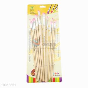 Wholesale All Kinds Wood Handle Drawing Pen/Artist Brush Set