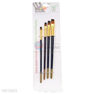 Wholesale 4 Pieces Wood Handle Drawing Pen/Artist Brush Set