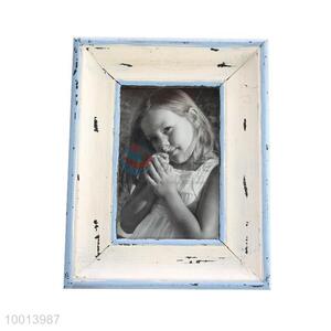 Wholesale White Vintage Wooden Photo Frame/Picture Frame With Border