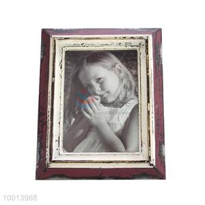 Wholesale Wine Red Shabby Chic Wooden Photo Frame/Picture Frame