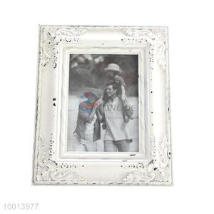 Wholesale 22.5*27.7cm White Carved Wooden Photo Frame/Picture Frame