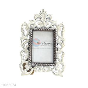 Wholesale High Quality 4x6 White Carved Wooden Photo Frame/Picture Frame