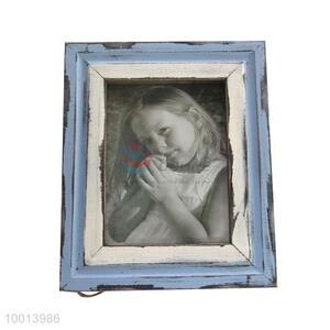 Wholesale Blue Vintage Wooden Photo Frame/Picture Frame
