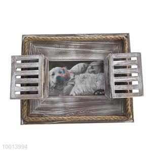Wholesale Cloth Decoration Wooden Photo Frame/Picture Frame With Window