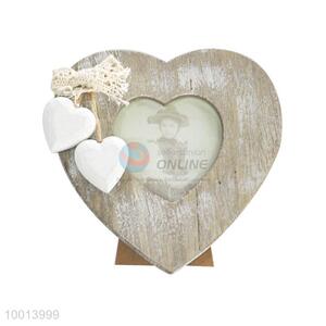 Wholesale Heart Shaped Wooden Photo Frame/Picture Frame