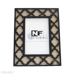 Wholesale Black Check Pattern Wooden Photo Frame/Picture Frame