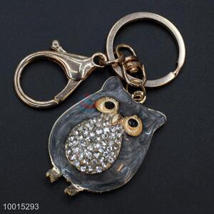 Hot sale rhinestone owl key chain