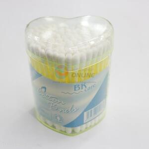 Plastic cotton swabs with heart-shaped box