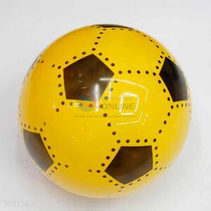 Yellow Football Pattern PVC Spary Printed Ball