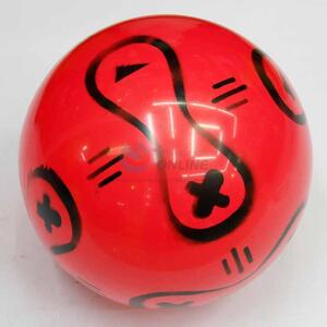 Red PVC Spary Printed Ball