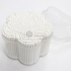 400 pcs sterile cotton swab with flower-shaped box