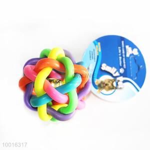 Wholesale Colorful Ball Pet Toys For Dog With Small Bell