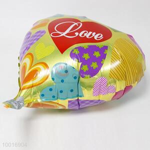 18 inch heart shape balloon printed with Love