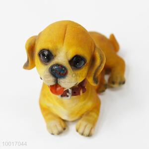 Cute Resin Dog Model for Art Collection