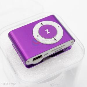 Promotional purple mini MP3 player