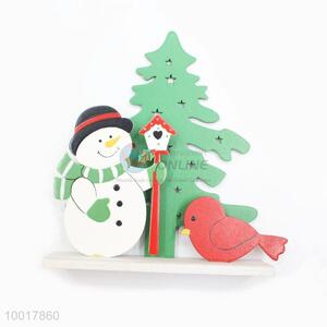 Wholesale High Quality Decorated Christmas Crafts Snow Man Bird Tree
