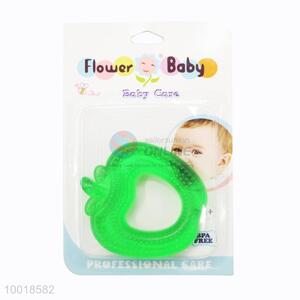 Green Apple Shaped Bite Teether For Baby Biting
