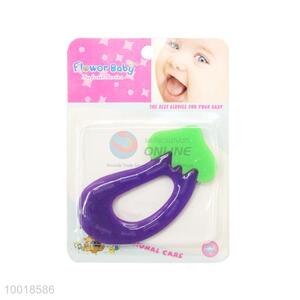 Wholesale Eggplant Shaped Bite Teether For Baby Biting