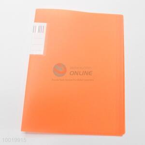 10 Pages Orange Shell Office School Stationery Eco-Friendly PP Data Book