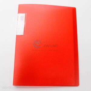 40 Pages Red Shell Office School Stationery Eco-Friendly PP Data Book