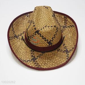 Fashion Cowboy Style Straw Hat