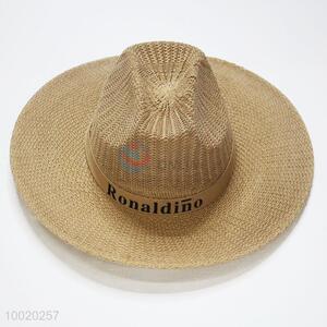 Top Quality Cowboy Style Straw Hat for Holiday