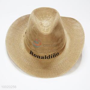 Hot Selling Cowboy Style Straw Hat for Summer
