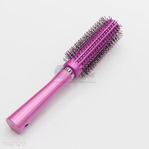 Plastic round hair brush/comb for salon