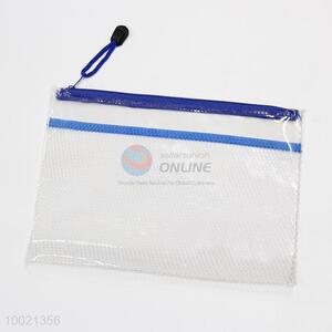 A5 High Quality School/Office Stationery Zipper Document Bag,Plastic Clear Waterproof Files Folder
