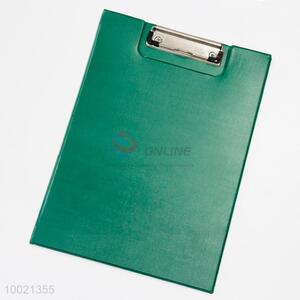 Green Double-side PP Clipboard A4 with Metal Clip
