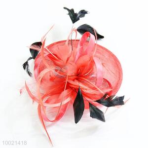 Flower/feather hair accessories hair comb for wedding party