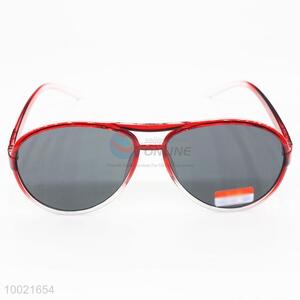 Red frame fashion sunglass for driving/fishing