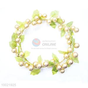 Garland with Golden Fruits For Decoration
