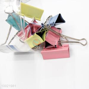 51MM Hot Selling Cheap Colorul Cylinder-packed Binder Clips