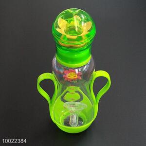 260ml Fashinonable Green Feeding-bottle, Milk Baby Feeding Silicone Nipple PC Bottle