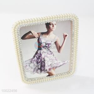 New design 6*8 inch pearl&diamond photo frame