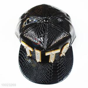 Wholesale Balck PU Hip-hop Sport Cap/Hat